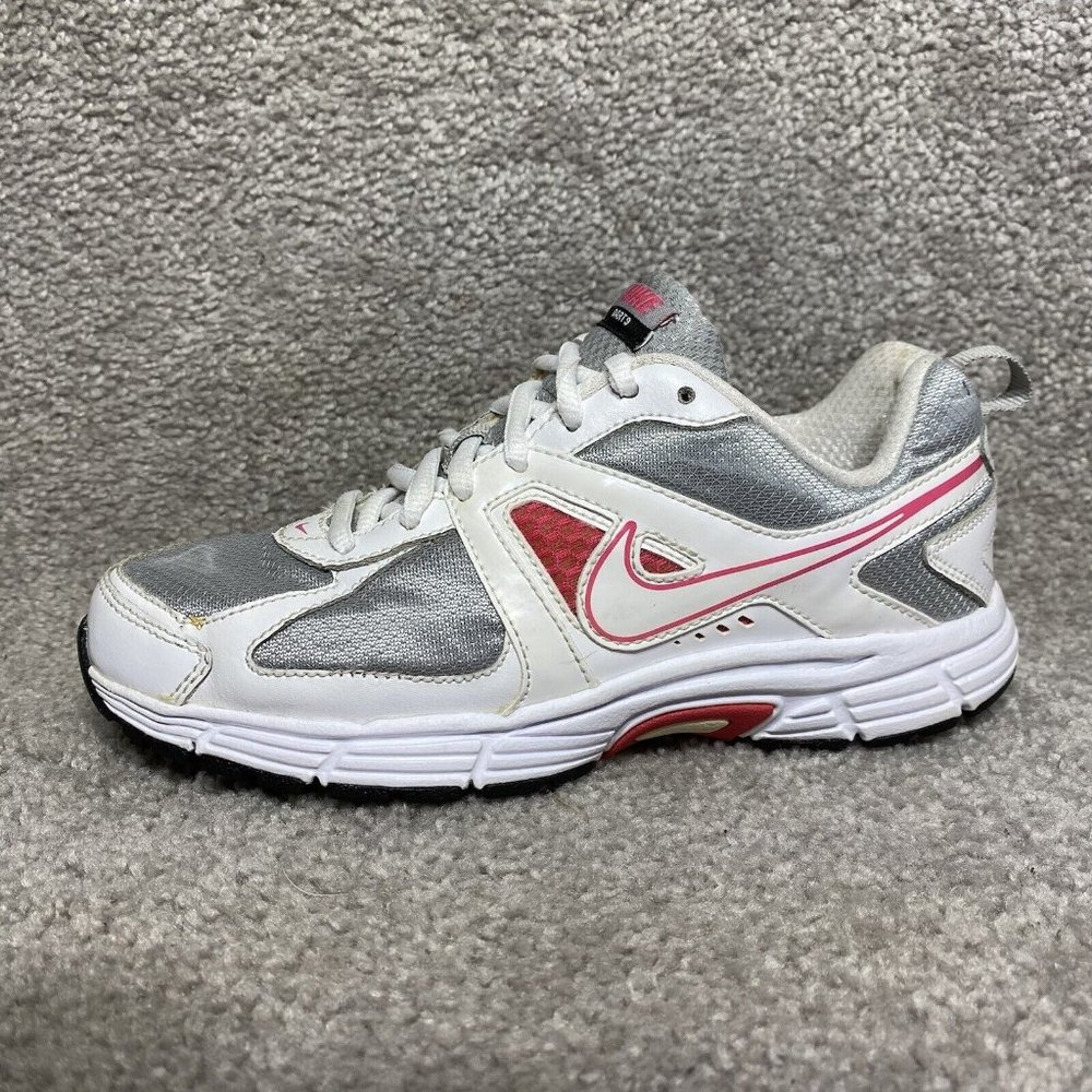 Nike Sneakers Dart 9 Running Walking Pink / White 443393-002 YOUTH US Size 3Y